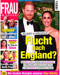 Frau im Spiegel Abo